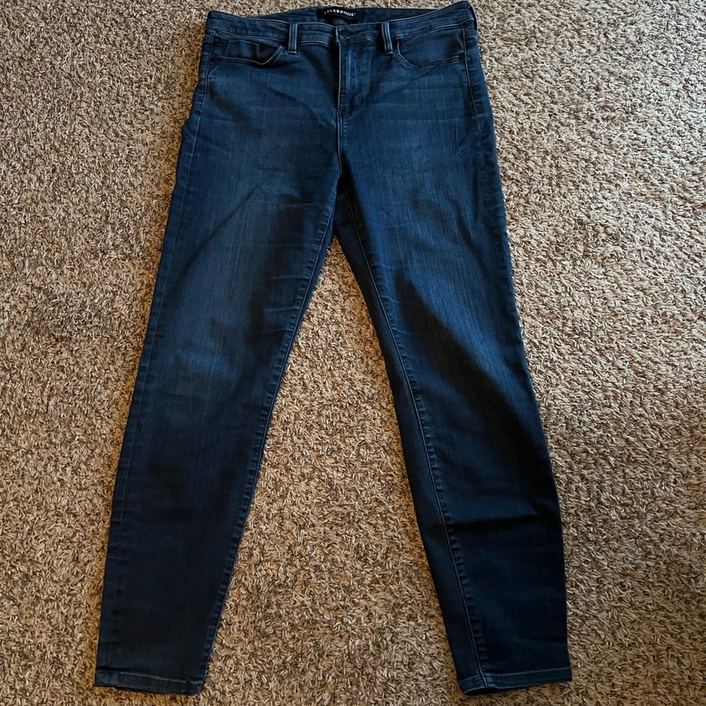 Dark Blue Skinny Women's Liverpool Jeans